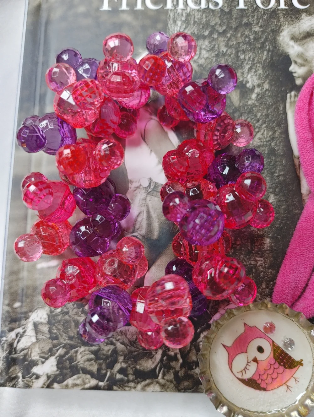 KIDS BRACELET BUNDLE, HOT PINK